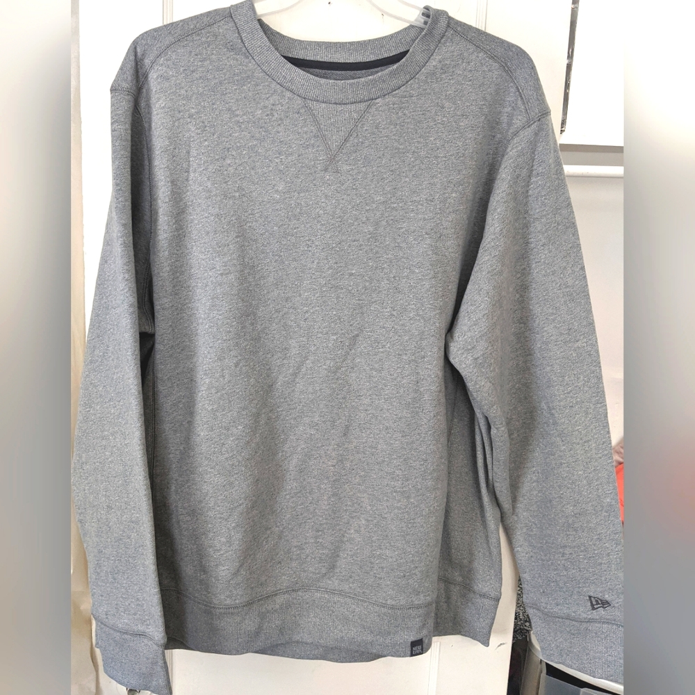 New Era Men's Crewneck Cotton Blend Sweatshirt